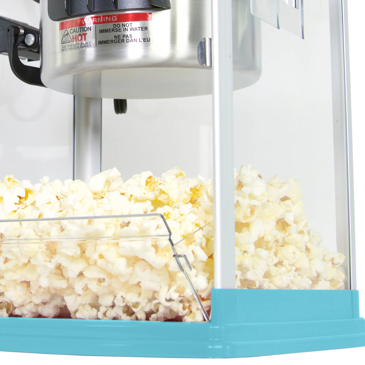 Blue 4-Ounce Popcorn Popper Machine with Nonstick Kettle C62003