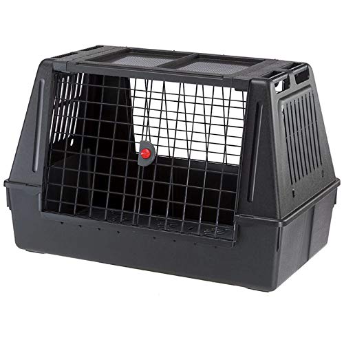 Black Assembled Car Dog Crate 39L x 23W x 26H Q6990