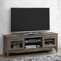 65x22 Rustic Brown Wood TV Stand P4917