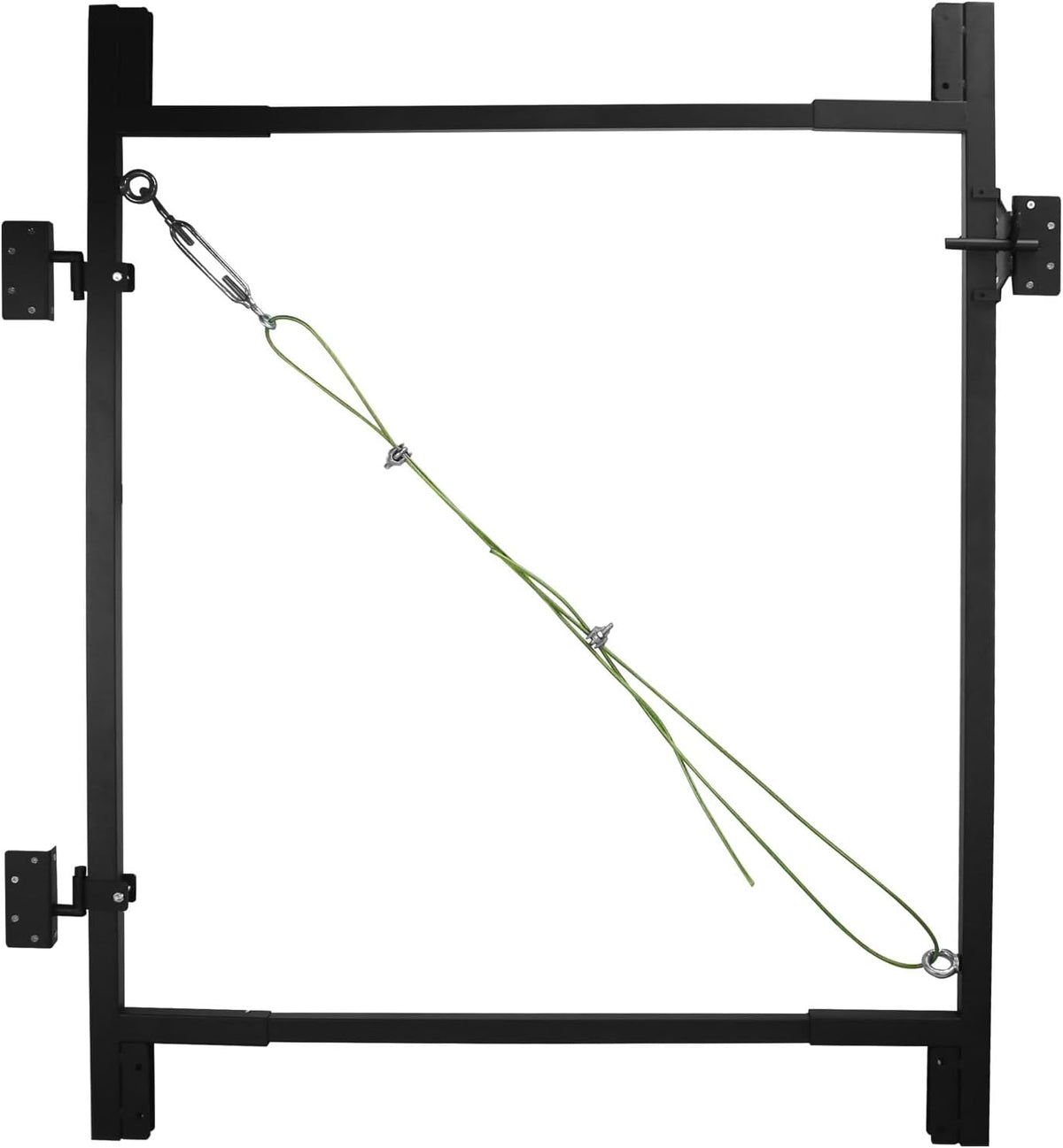 Black Steel Fence Gate Kit O1868