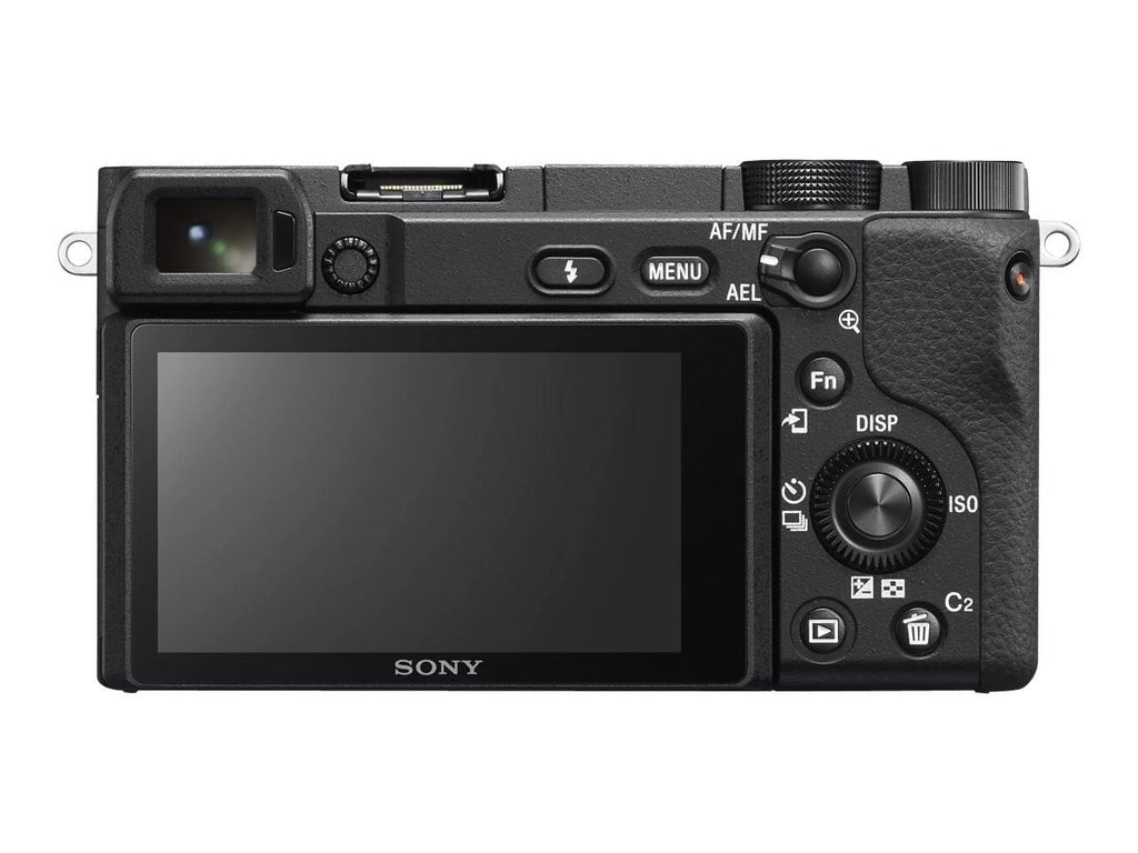 Black Mirrorless Digital Camera 24.2 MP APS-C 4K with 18-135mm Lens U8986