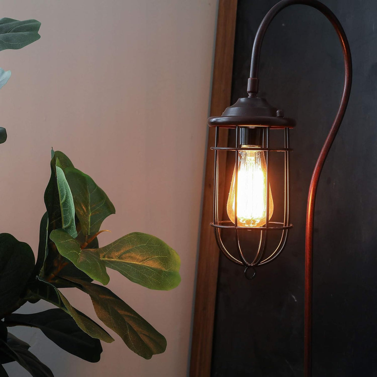 Adjustable Cage Shade Floor Lamp R194