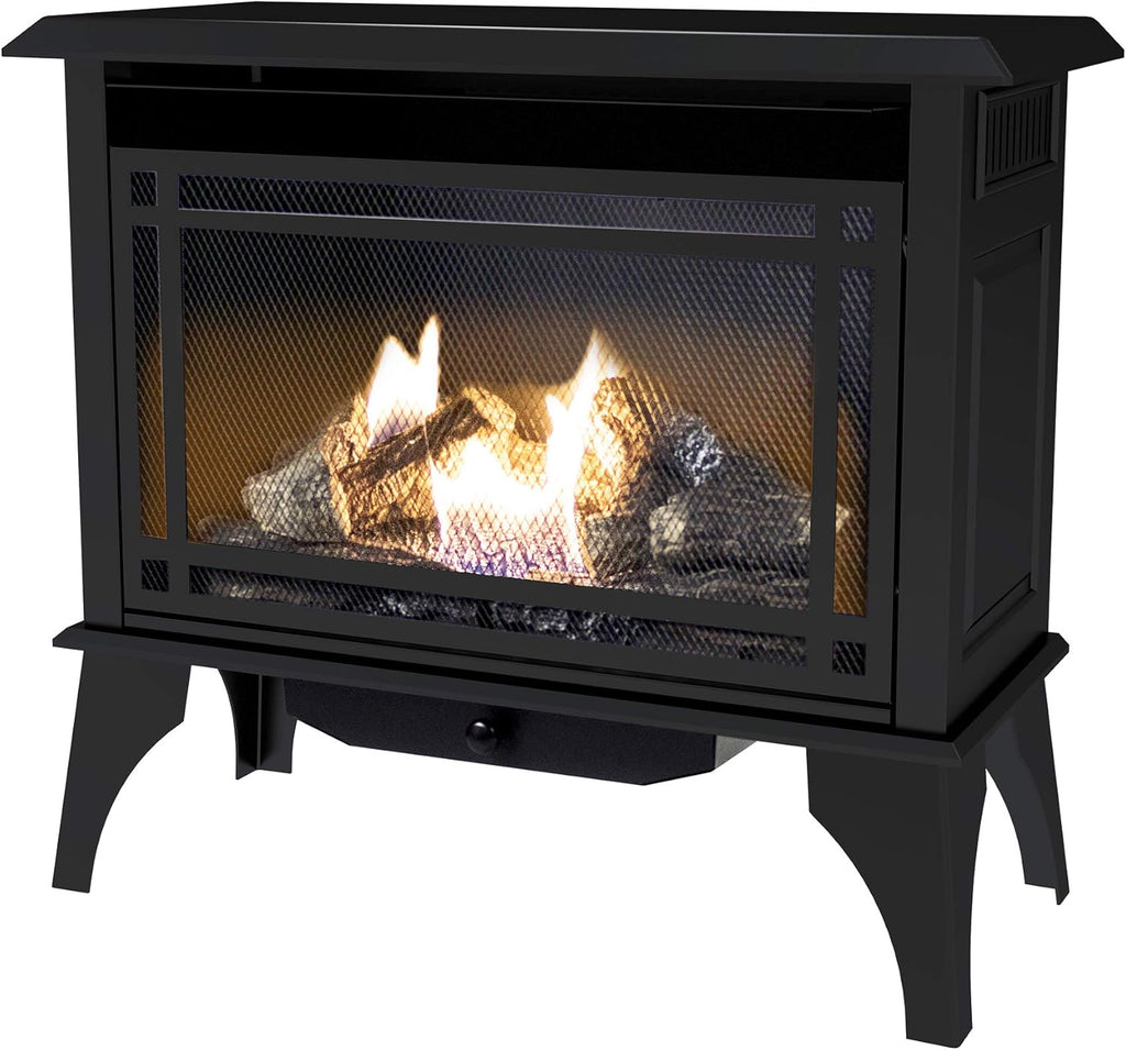 30,000 BTU 32" Black Gas Vent Free Stove U56246