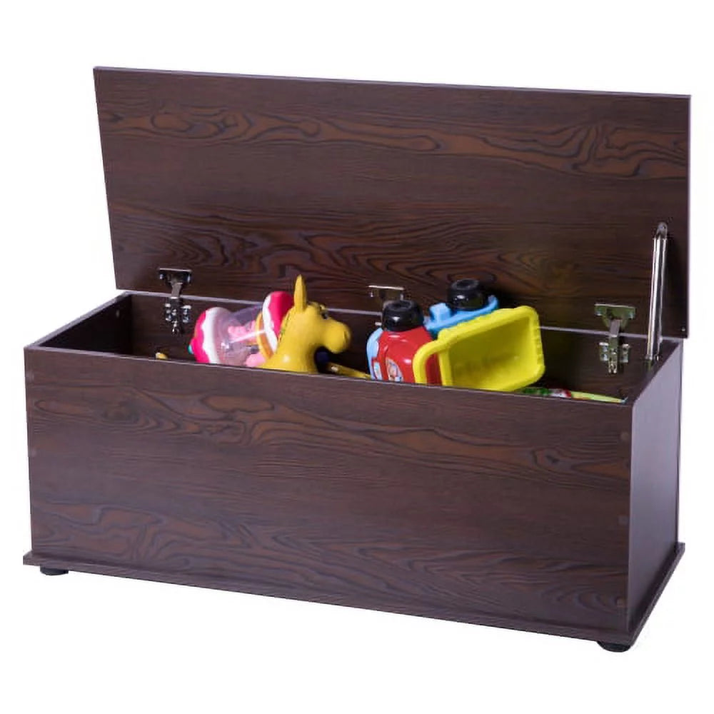 Brown Wooden Toy Box Z976