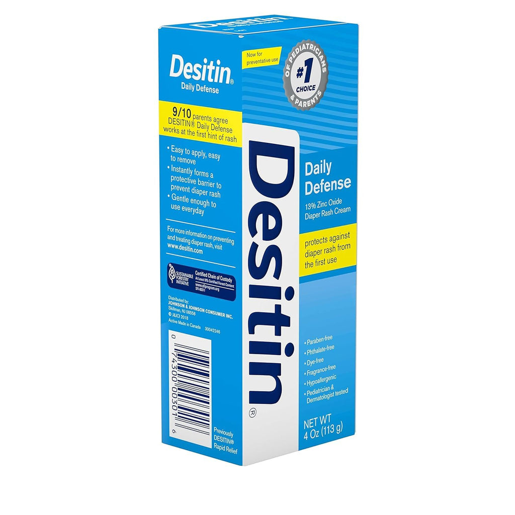 Zinc Oxide Diaper Rash Cream 4 oz (Pack of 2) J2366
