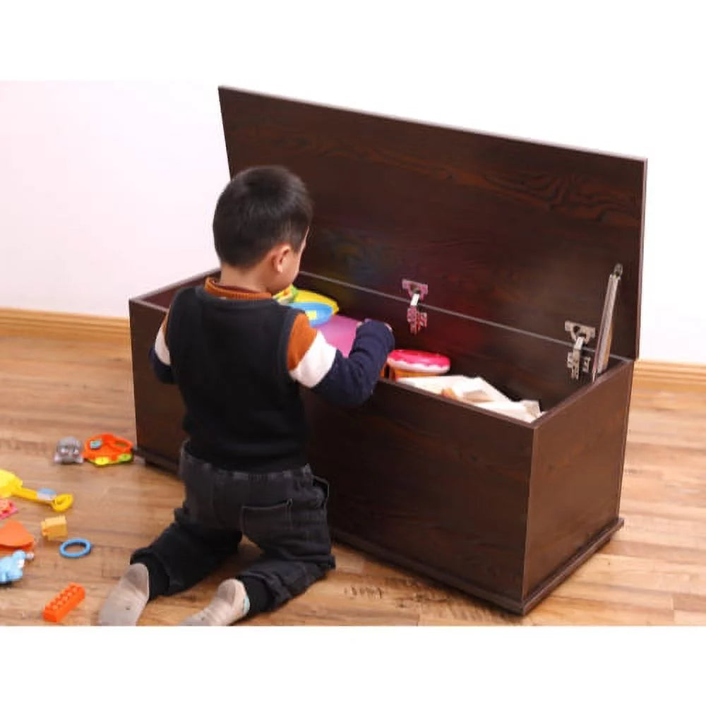 Brown Wooden Toy Box Z976