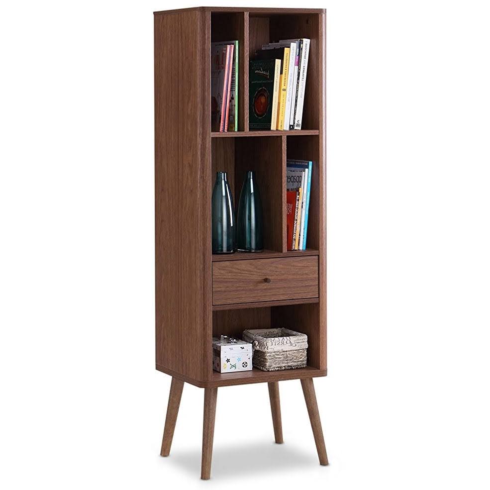 Mid-Century Modern Bookcase Sideboard Cabinet Z9697