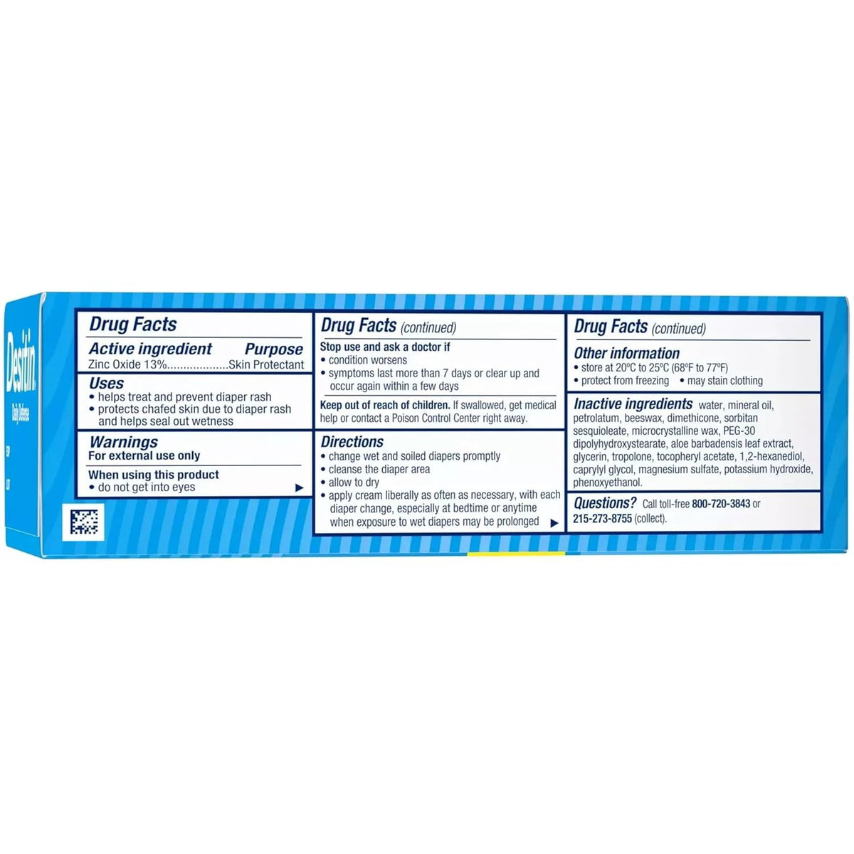 Zinc Oxide Diaper Rash Cream 4 oz (Pack of 2) J2366