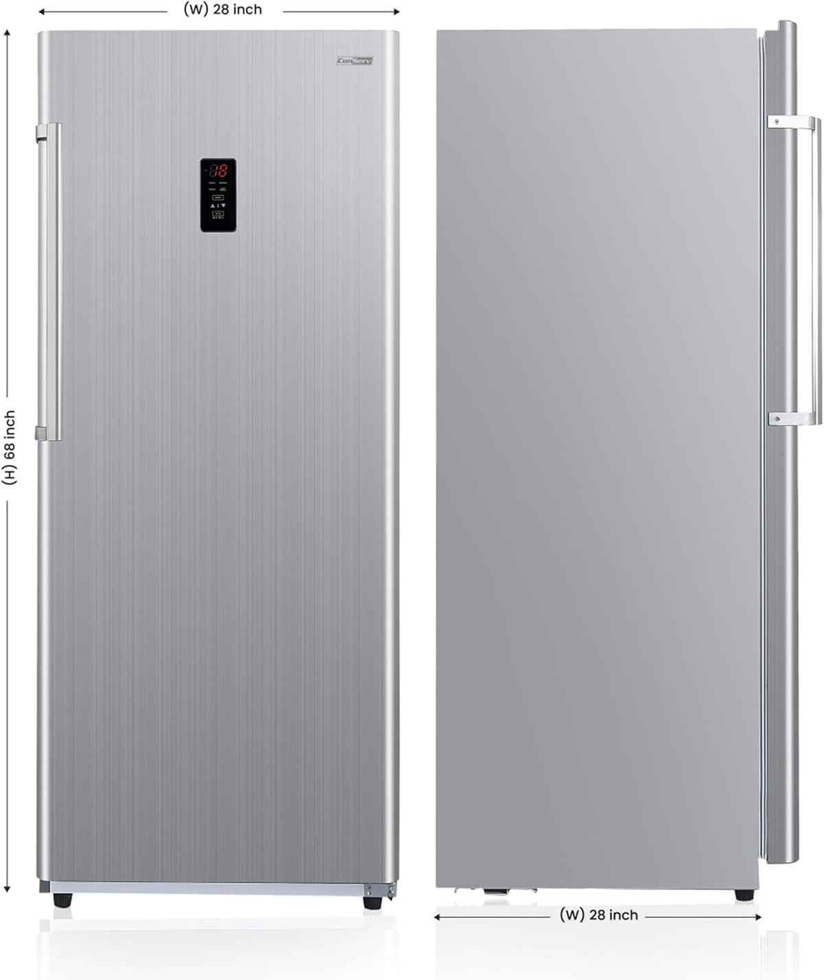 28in Wide Stainless Upright Freezer I299065