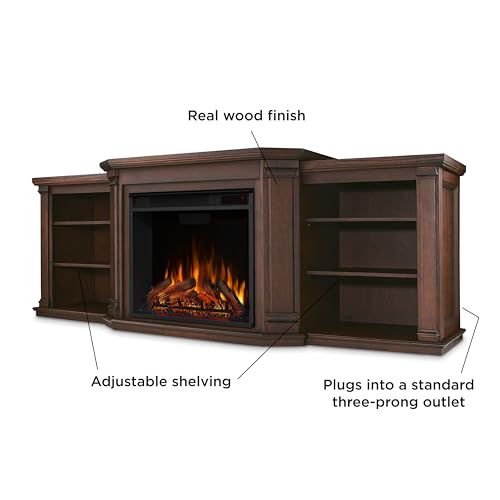74" Electric Fireplace TV Stand with Adjustable Shelves and Storage, Remote Control, Timer P918