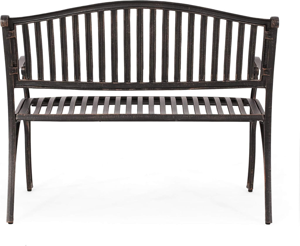 Bronze Cast Aluminum Bench V37232