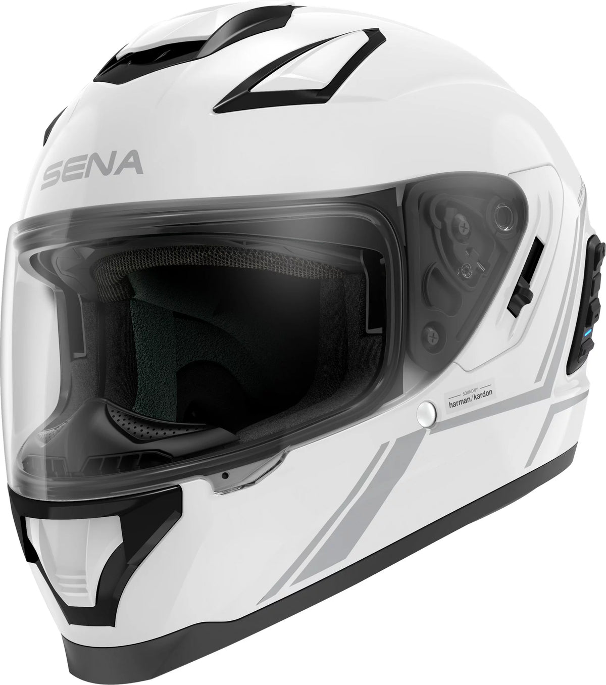 Gloss White Motorcycle Helmet P52186