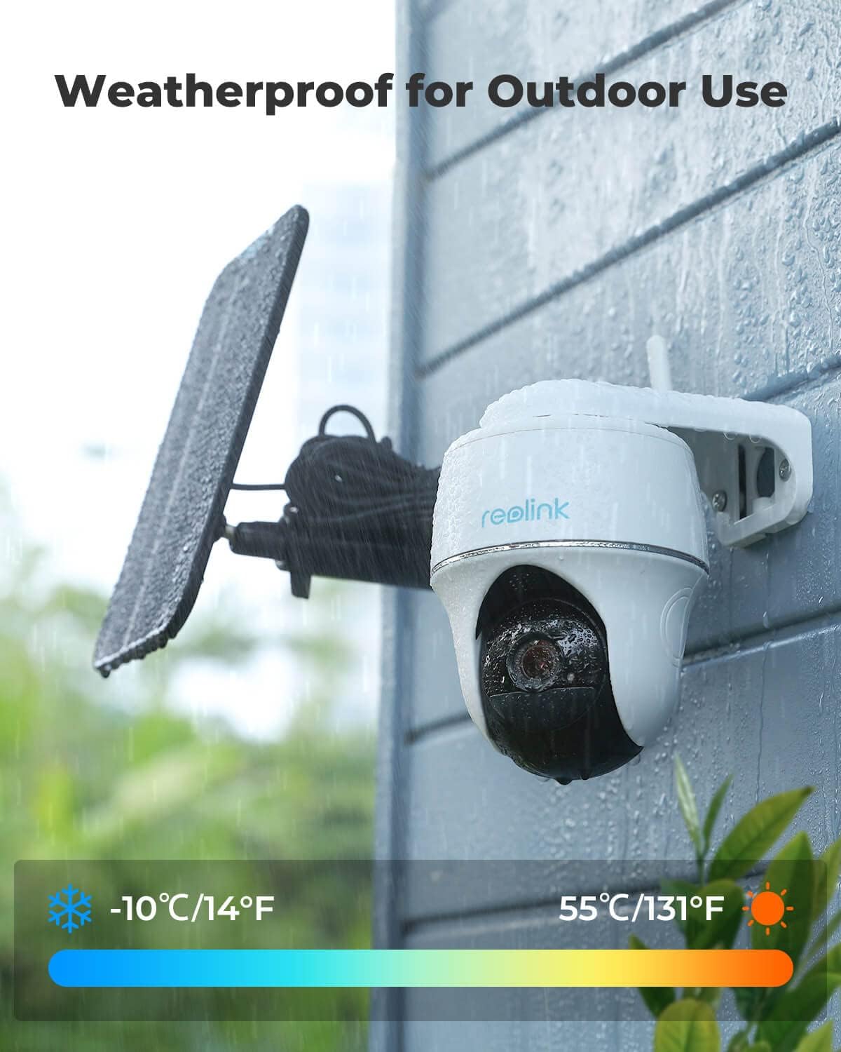 Solar Powered Wireless Security Camera with Pan Tilt V80782