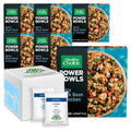 Spicy Black Beans Chicken & Riced Cauliflower Frozen Meal, 9.25 oz - Pack of 6 D203