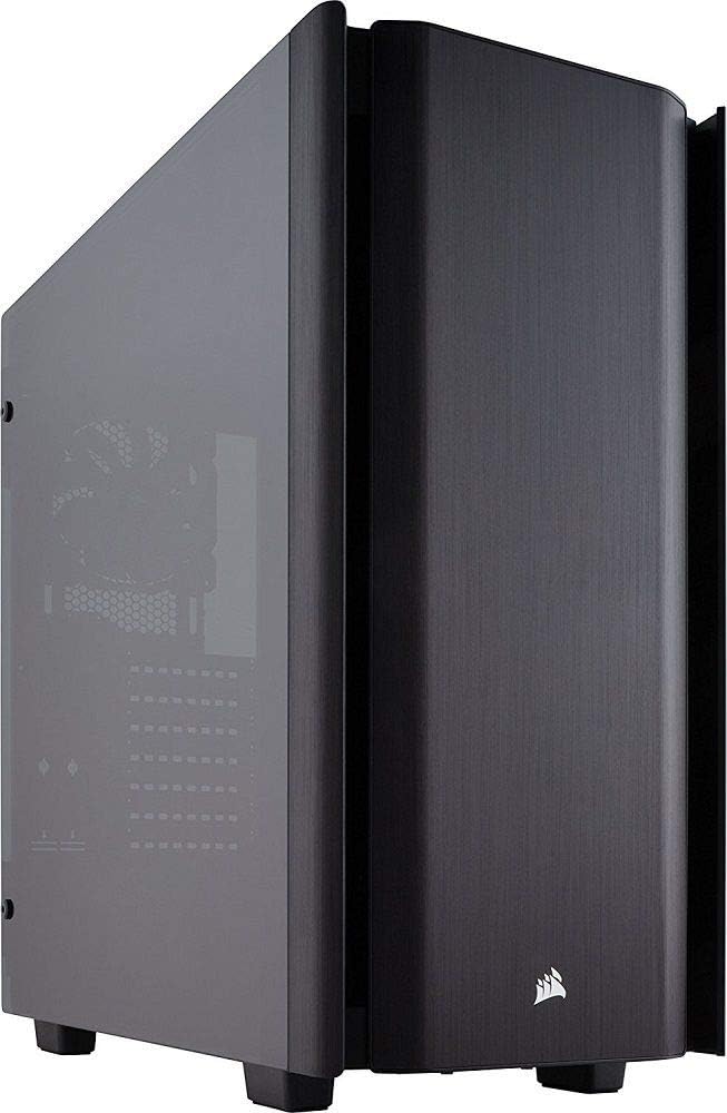Super-Tower Case Smoked Tempered Glass Aluminum Trim D862591