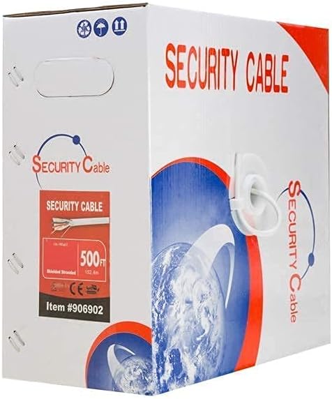 18/4 Stranded Unshielded Security Cable 500ft V51494