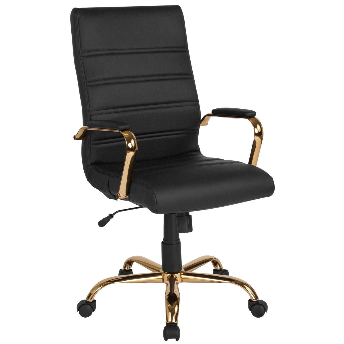 High Back Bonded Leather Executive Swivel Chair U504757
