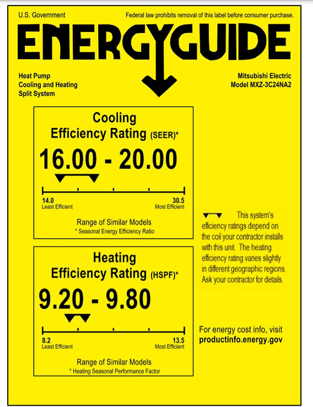 24,000BTU Multi-Split Heat Pump Outdoor Unit with 3 Wall Mount Air Conditioner T9891