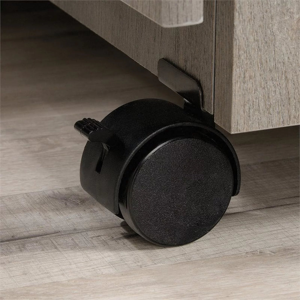 Contemporary Engineered Wood Sewing Craft Table in Oak Y2703