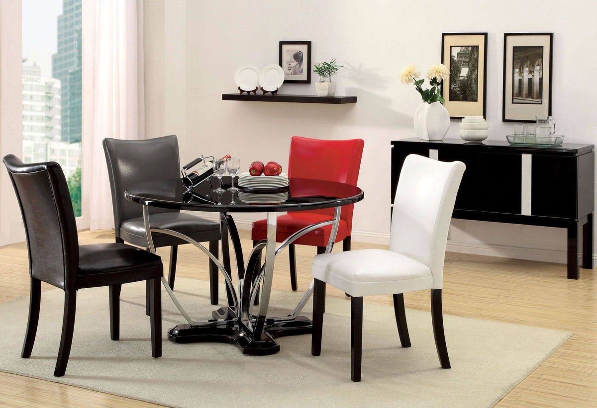 Gray Side Chair Set of 2 M359624