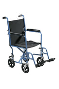 Lightweight Steel Transport Wheelchair W296324