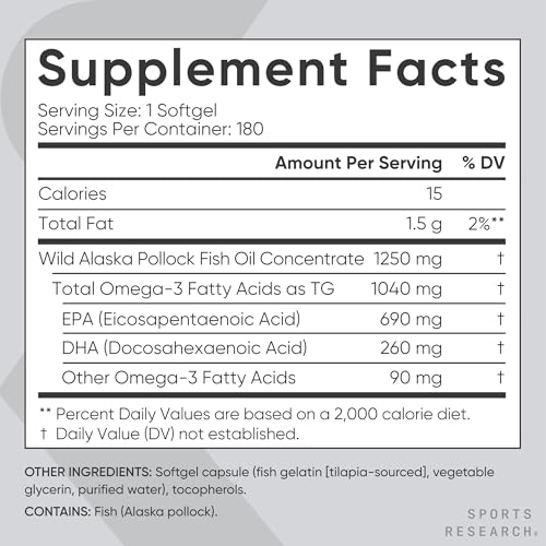 90 ct Triple Strength Fish Oil Supplement O830127