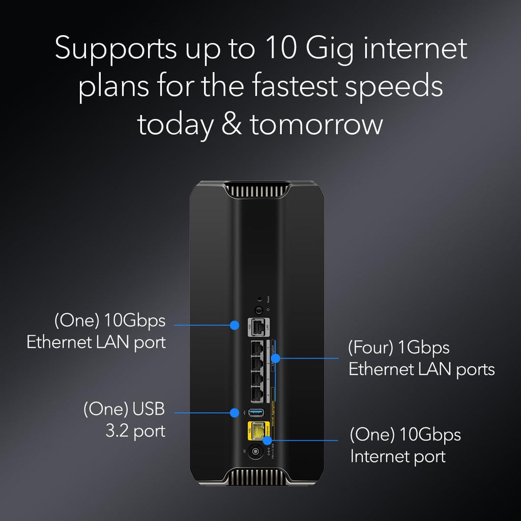 Tri-Band WiFi 7 Router with 10 Gig Port O3202