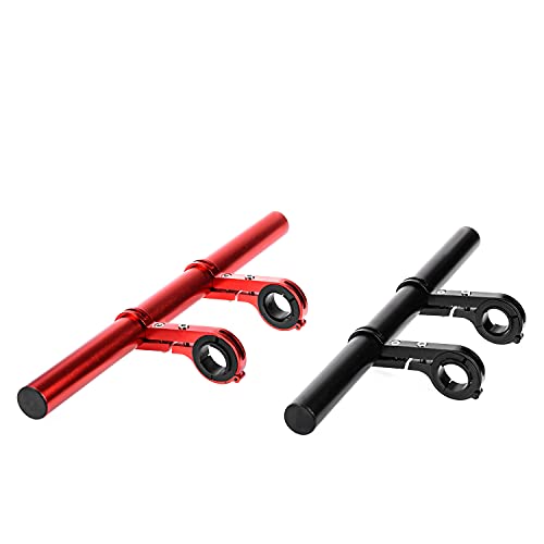 Black Aluminum Alloy 30cm Handlebar Extender J22115