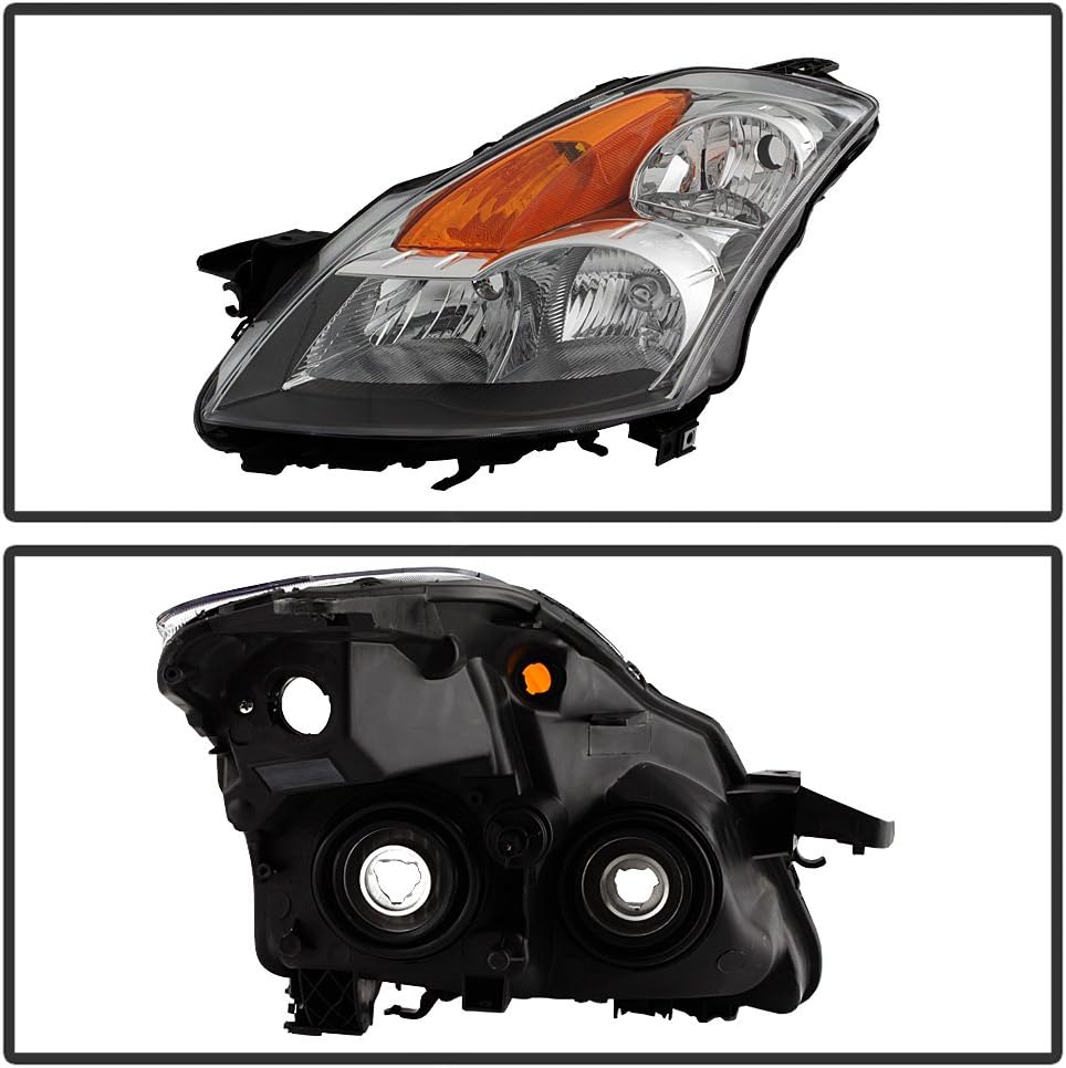 Chrome Housing Headlights Headlamps Replacement Driver+Passenger Side U7892