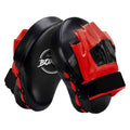 Boxing Curved Focus Punching Mitts Leatherette Training Hand Pads N89370