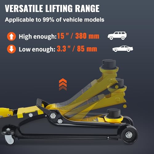 2.5 Ton Low Profile Steel Racing Floor Jack Z94704