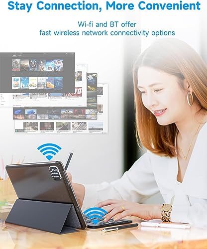 Blue 10.1 inch Android Tablet with Keyboard W7664