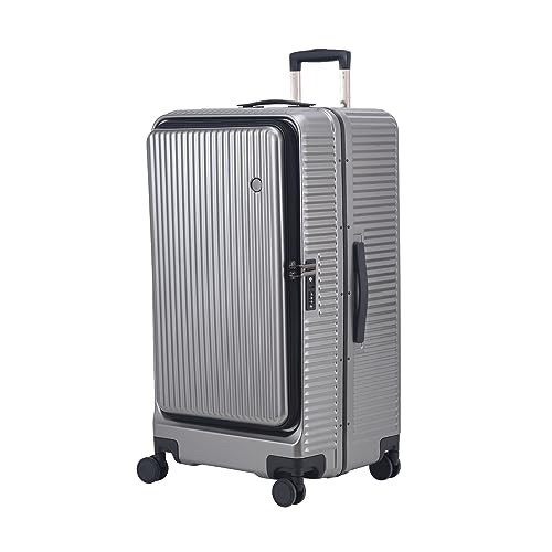 White 29 Inch Lightweight Hardshell ABS+PC Checked Luggage with TSA Lock P322