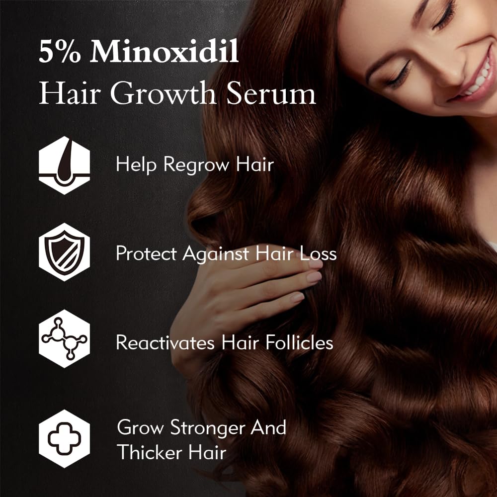 5% Minoxidil Hair Growth Serum Oil 2.11oz H81538