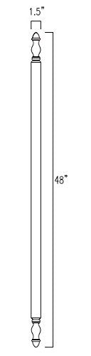 Unfinished Oak Wood Corner Protectors R4468