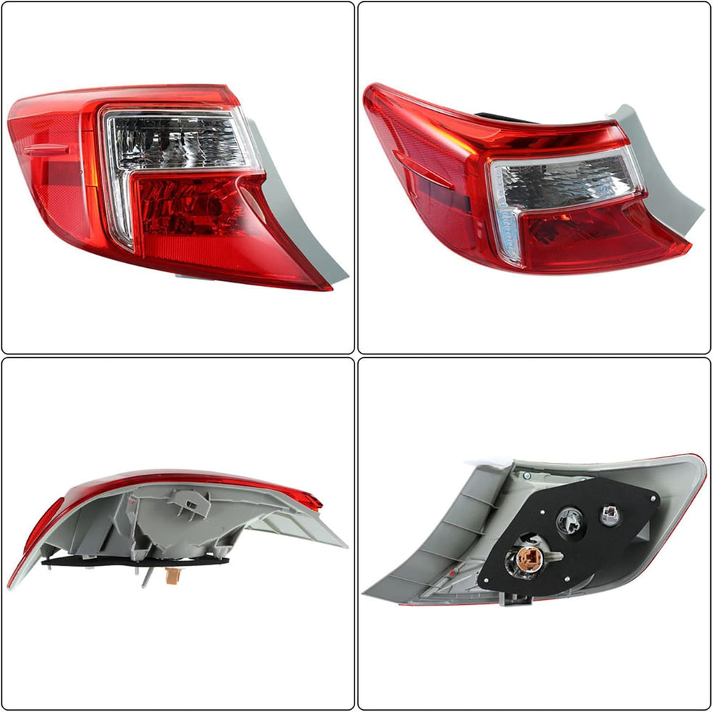 Halogen Rear Brake Tail Light Assembly Driver Left Side LH D7073