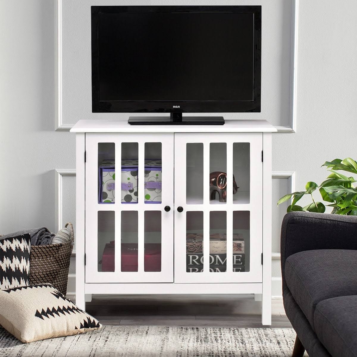 Glass Door Sideboard Storage Cabinet H2534