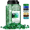 Reflective Tempered Fire Glass 1/2 inch 10 Pounds M5689