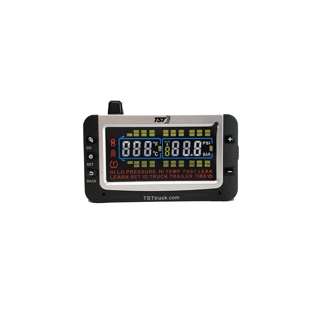 TPMS with Color Display Tire Pressure Monitoring Flow Thru Sensor Kit T94683