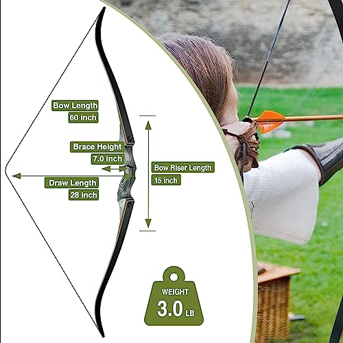 Black Hunter Takedown Recurve Bow, 60" V30339