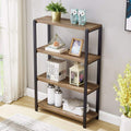4 Tier Wood and Metal Bookshelf M86277