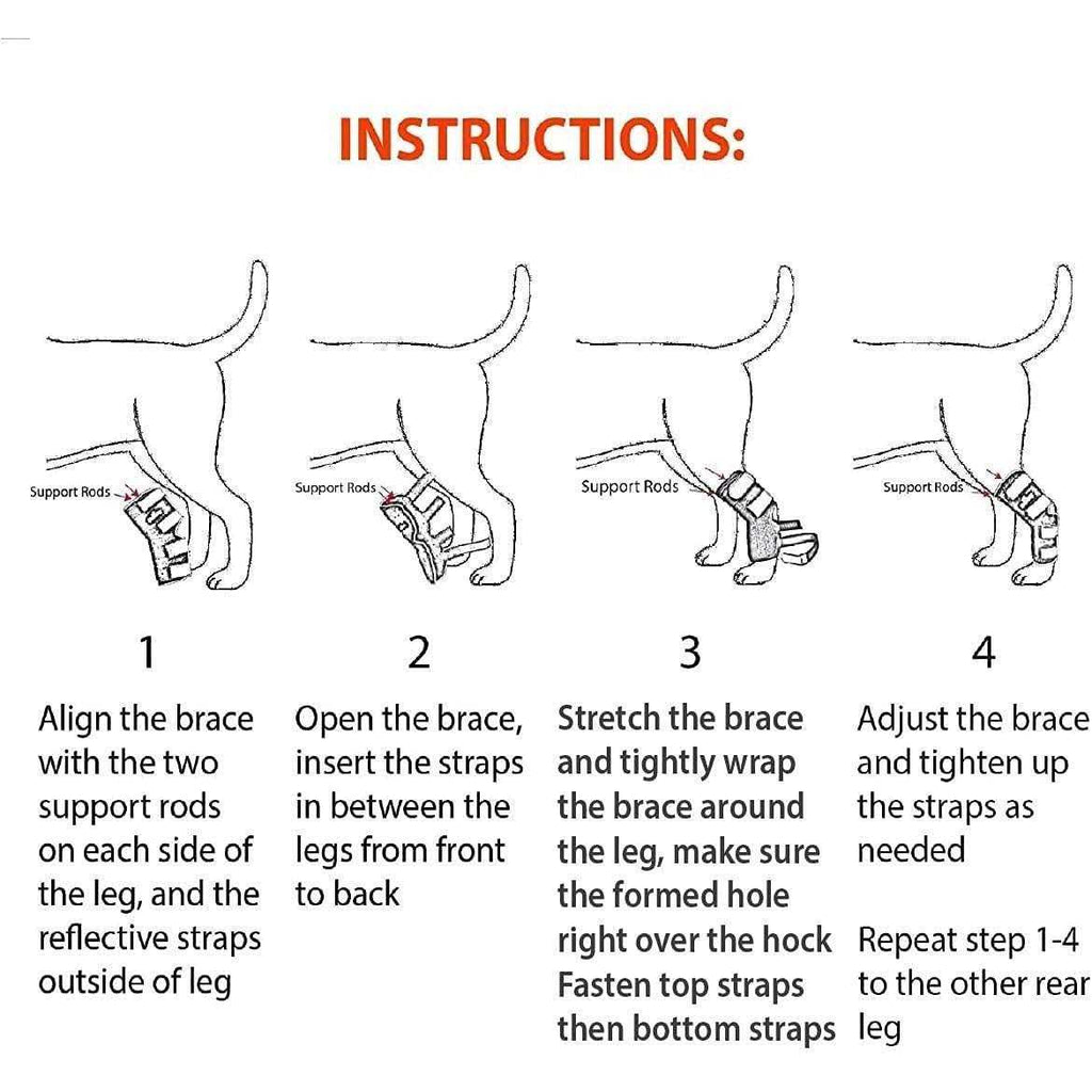 3-in-1 Dog Splint Braces V2552