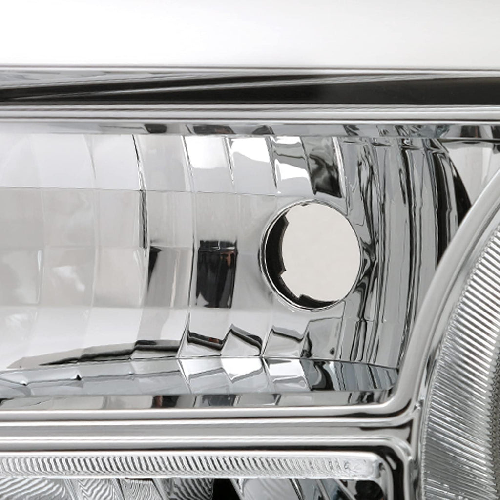 Chrome Halogen Headlight Driver Left Side Replacement U508263