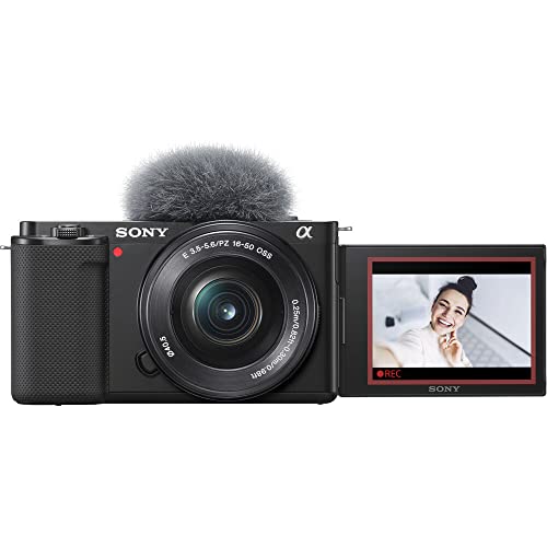 Black Mirrorless Camera with 16-50mm Lens N568