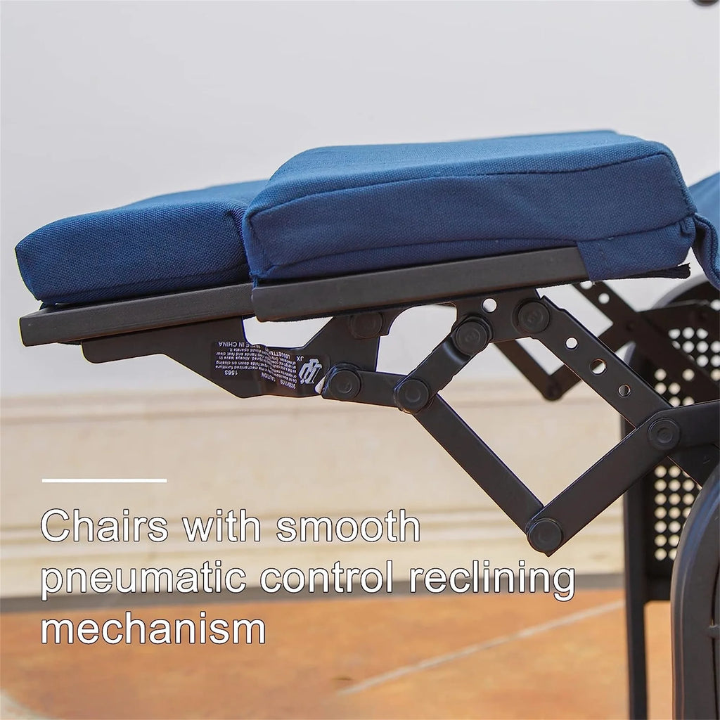 Adjustable Outdoor Recliner Chair with Removable Cushions B54204
