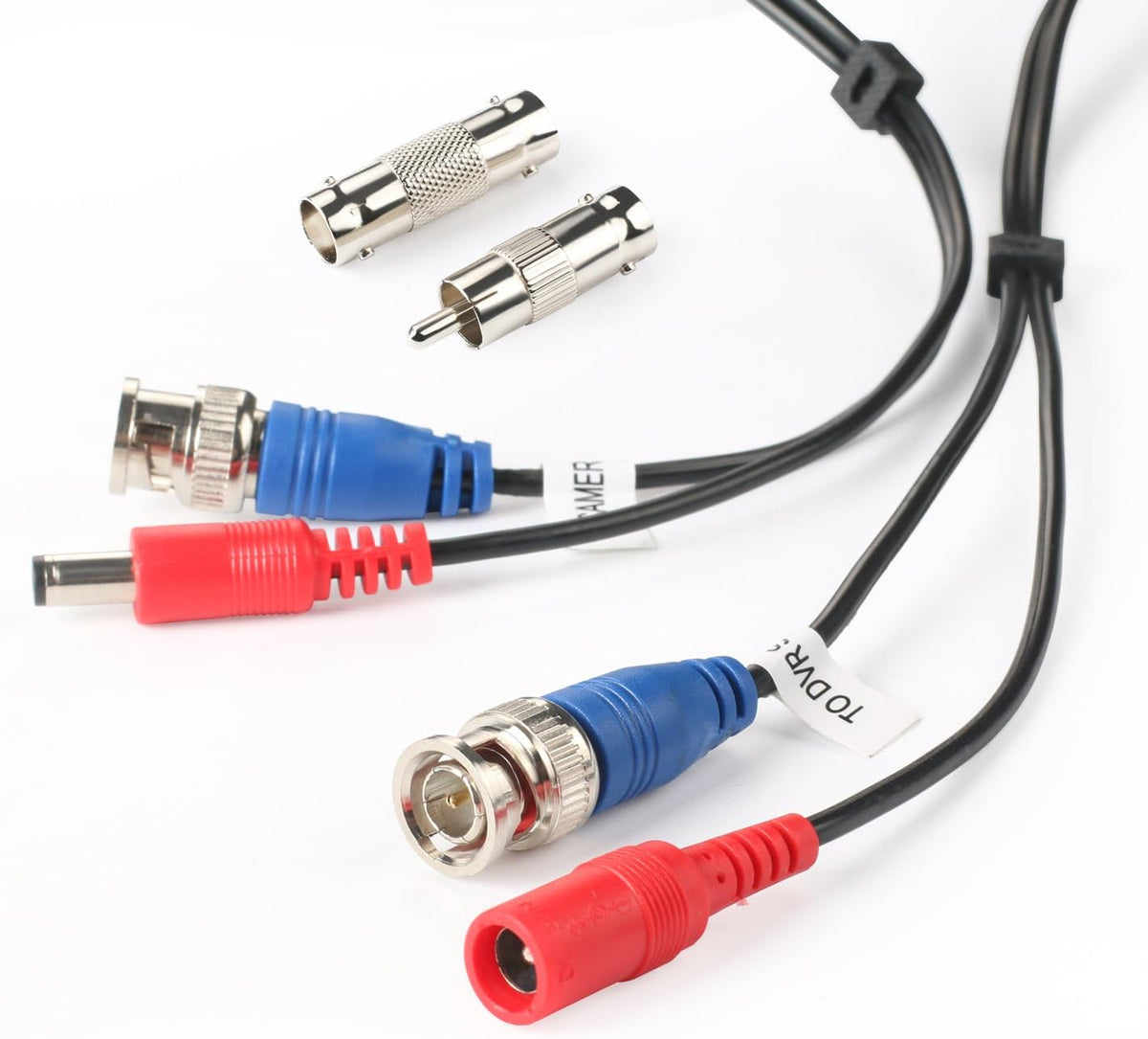 2Pack 50Feet BNC Video Power Cable for CCTV Security System with Connectors U4961