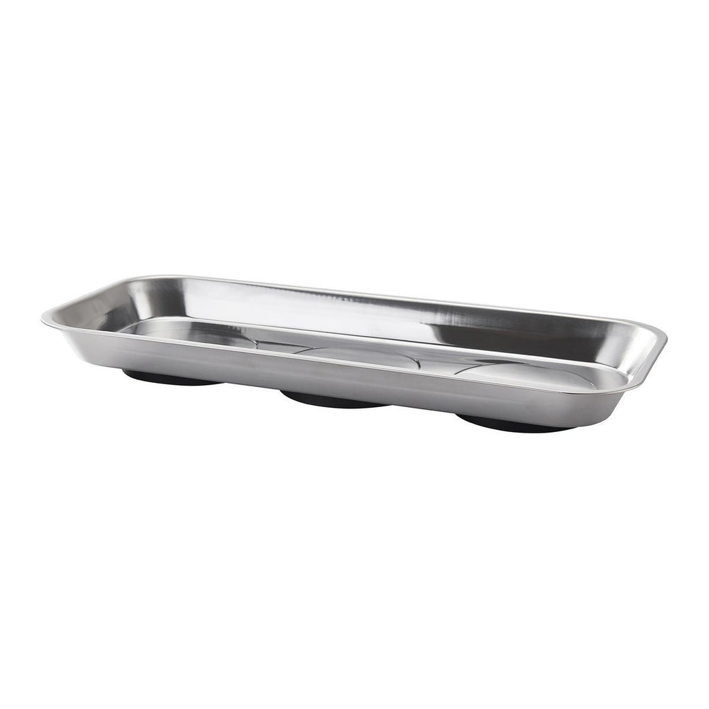 14-1/8 in. x 6-1/4 in. Magnetic Stainless Steel Parts Tray S15707
