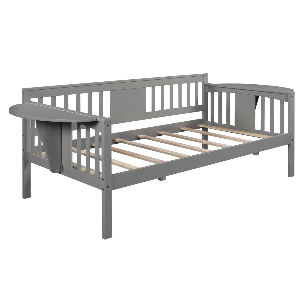 Solid Wood Daybed with Rails Y2717