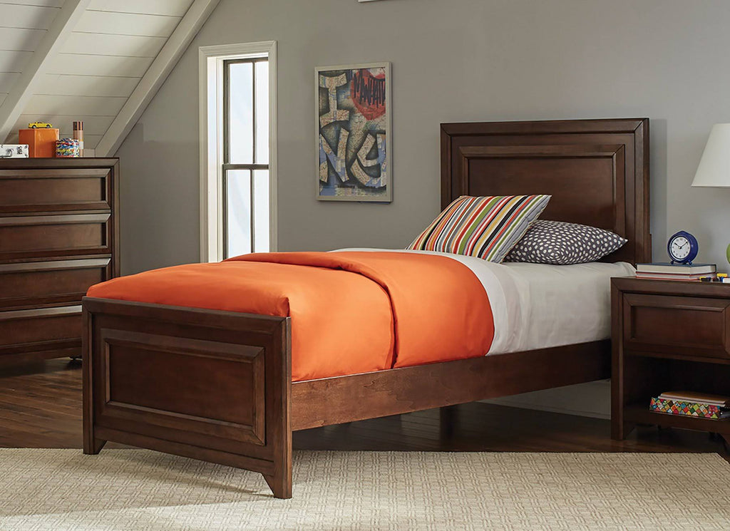 Maple Oak Twin Panel Bed J68705