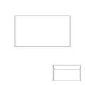 White 24# Regular Envelopes, Side Seam, No Window, Carton of 5000 X213